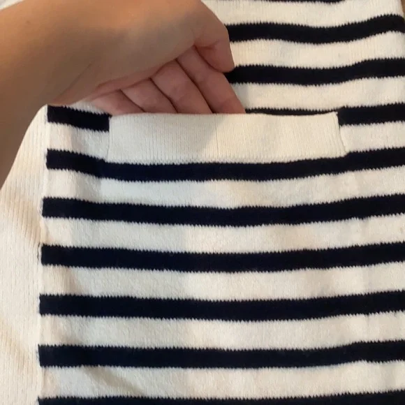 Loft Striped Open Pocket Cardigan whisper white - Picture 5 of 8